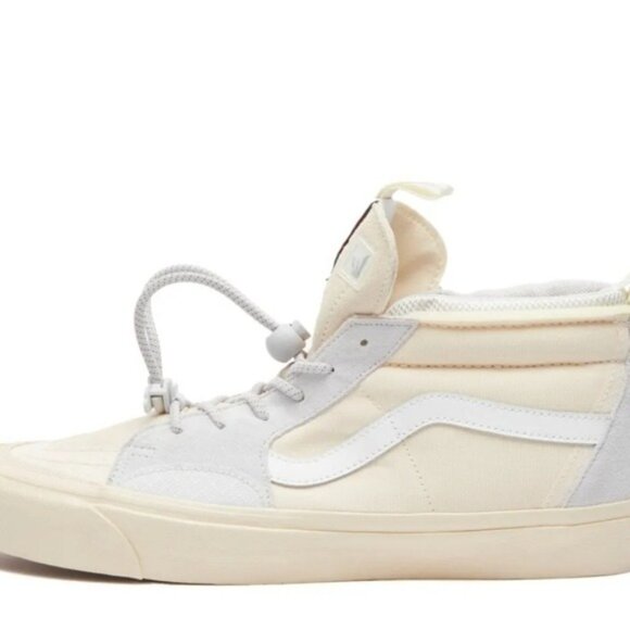 Vans .ABC Collab Sk8 Hi Ext Ecru Men Size 12 Advisory Board Crystals Mid Top Whi main image 5